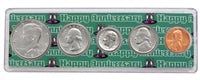 1985 - 37th Anniversary Year Coin Set in Happy Anniversary Holder