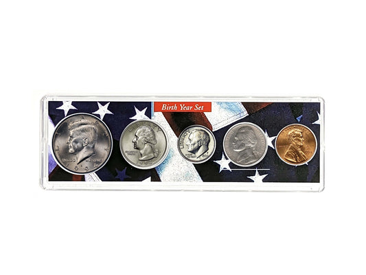 1994 Birth Year Coin Set - Uncirculated 5-Coin Collection in Patriotic Holder