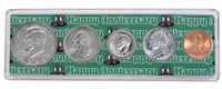1996 - 26th Anniversary Year Coin Set in Happy Anniversary Holder