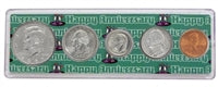 1997 - 25th Anniversary Year Coin Set in Happy Anniversary Holder