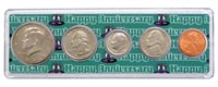 1998 - 24th Anniversary Year Coin Set in Happy Anniversary Holder
