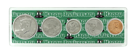 2013 - 9th Anniversary Year Coin Set in Happy Anniversary Holder