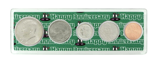 2016 Anniversary Year Coin Set - Uncirculated 5-Coin Collection in Commemorative Holder