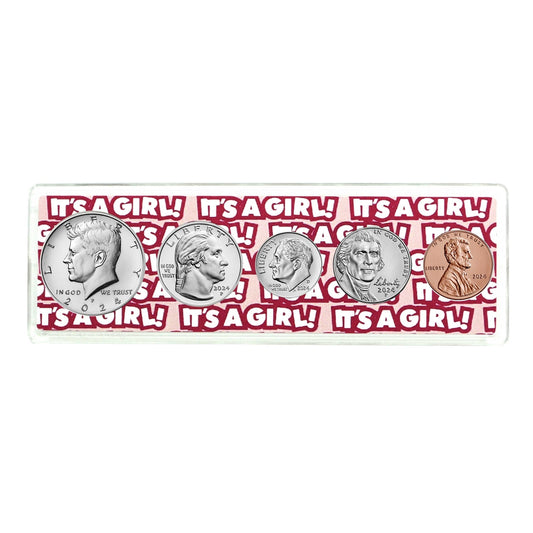 2024 Birth Year Coin Set in "It's a Girl" Holder