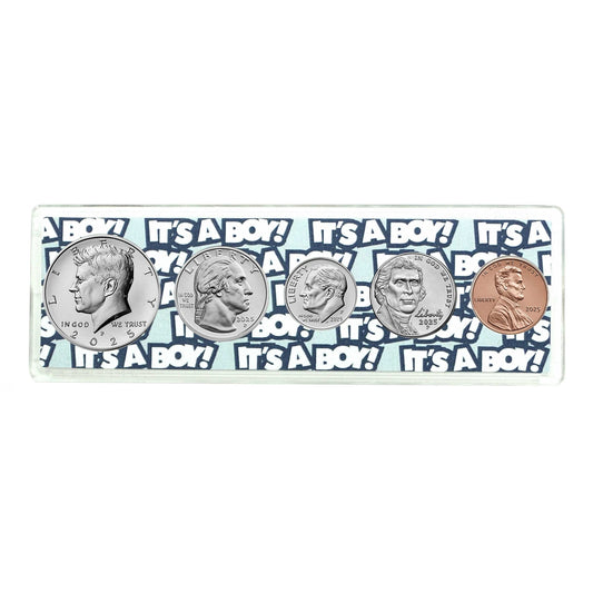 2025 Birth Year Coin Set in "It's a Boy" Holder