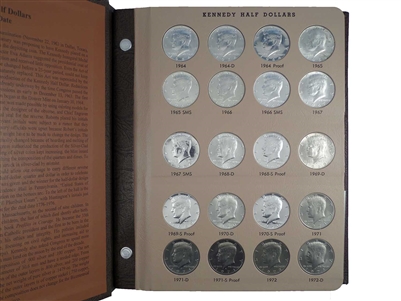 1964 - 2011 P, D, S and Silver Proof Kennedy Half Dollar Set in